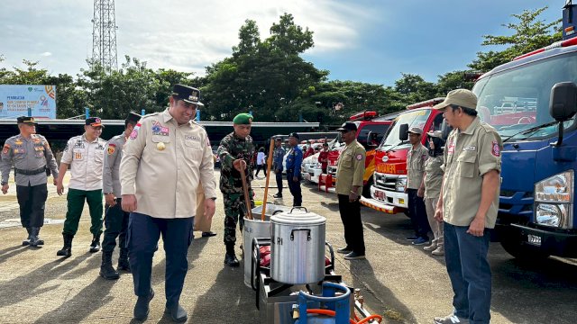 Pemkab Maros Gelar Apel Siaga Bencana, Pastikan Alat Kebencanaan Berfungsi Baik