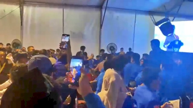 Ricuh dan Kursi Beterbangan saat Wamenag Bacakan Sambutan Jokowi di Acara PMII