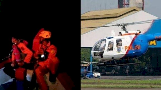 3 Kru Helikopter Polisi yang Jatuh di Bangka Belitung Ditemukan, 1 Masih Dicari