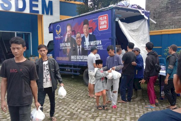 Posko NasDem di Cianjur Beroperasi 24 Jam