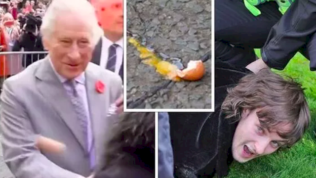 Raja Charles dan Camilla Dilempar Telur