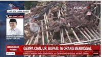 Update Gempa Cianjur, Bupati Sebut Korban Meninggal Bertambah jadi 46 Orang, Ratusan Orang Luka-Listrik Terputus