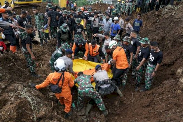 107 Korban Meninggal akibat Gempa Cianjur Belum Teridentifikasi