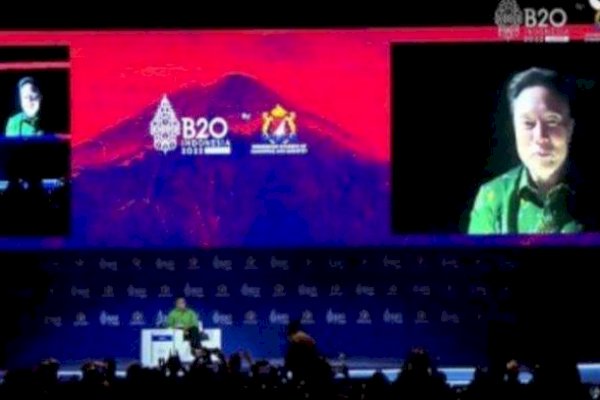 Gaya Elon Musk Gunakan Batik Bomba asal Sulawesi Tengah di B20 Summit