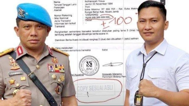 Rekening Brigadir J Nyaris Rp 100 Triliun, BNI: Bukan Saldo, melainkan Nilai Pemblokiran