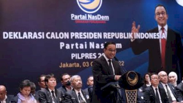 Survei Indopol: Suara Anies Meningkat Usai Deklarasi NasDem