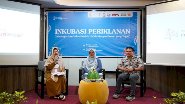 Kegiatan Inkubasi ke-2, Dispar Makassar Harap Anak Muda Manfaatkan Media Sosial Sebagai Wadah Periklanan