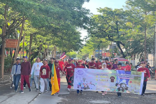 Dijalan Sehat Muhammadiyah, Rudianto Lallo Doakan Kesuksesan Muktamar ke-48 di Solo