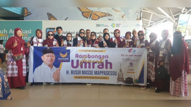 Rombongan Jemaah Umroh Rusdi Masse.