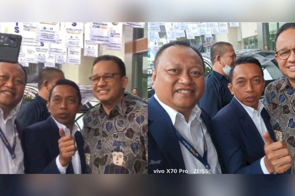 Pengunjung Berebut Swafoto dengan Anies di NasDem UMKM Trade Show