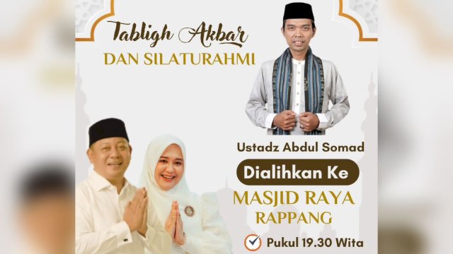 Tabligh Akbar dan Sialturhami Bersama Rusdi Masse dan Fatmawati Rusdi.