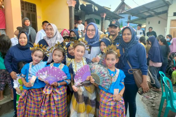 Reses di Panaikang, Legislator NasDem Rezki Lutfi Disambut Tarian Tradisional Bugis-Makassar