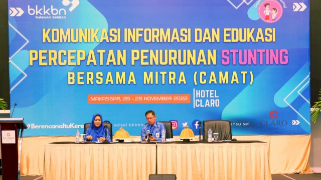 Perkuat Penanganan Stunting, BKKBN Kumpulkan 155 Camat se-Sulsel