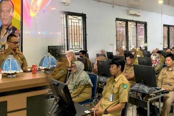 Bupati Tinjau Pelaksanaan Pemetaan Kompetensi Jabatan Pelaksana PNS Lingkup Pemkab Maros