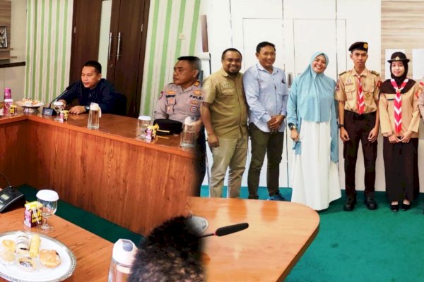 Wabup Suhartina Bohari Lepas Kontigen Saka Bhayangkara Maros