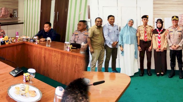 Wabup Suhartina Bohari Lepas Kontigen Saka Bhayangkara Maros