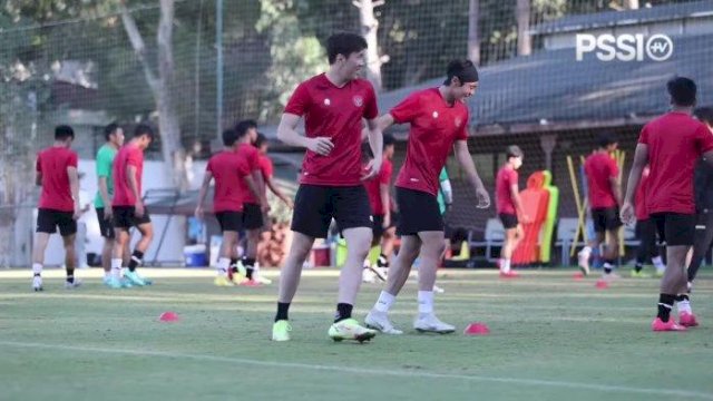 Dua Anak Shin tae-Yong Gabung Latihan Timnas U-20.(F-INT)