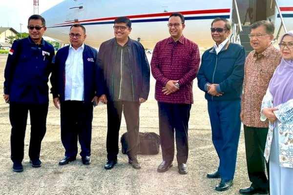 Menuju Munas Kahmi, Mahfud Unggah Foto Bareng Anies hingga JK