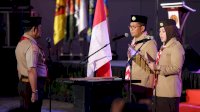 Dilantik Ketua Kwarda Sulsel, Danny-Fatma Resmi Jabat Ketua Mabicab dan Ketua Kwarcab Pramuka Makassar