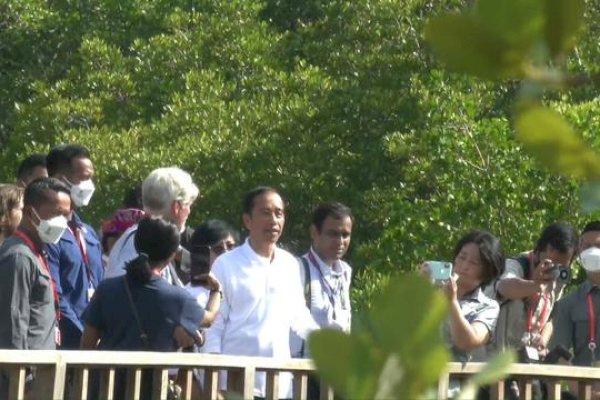 Presiden Jokowi Ajak Pemimpin G20 ke Tahura Bali