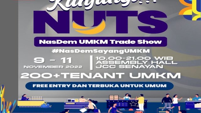 NasDem Siapkan 500 Dosis Vaksin Booster di Area NUTS JCC Jakarta