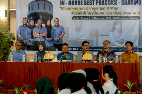 Tingkatkan Layanan, Petugas Costumer Service PDAM Kota Makassar Dilatih In House Training