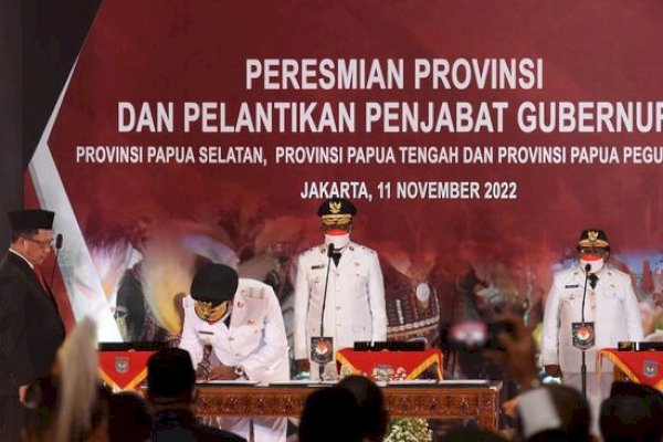 Tiga Pejabat Kemendagri Jabat Pj Sekda Tiga Provinsi Baru Papua