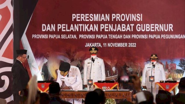 Tiga Pejabat Kemendagri Jabat Pj Sekda Tiga Provinsi Baru Papua