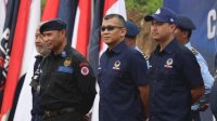 Viktor Laiskodat Pacu Semangat Ratusan Personel Satgas Panglima Itam