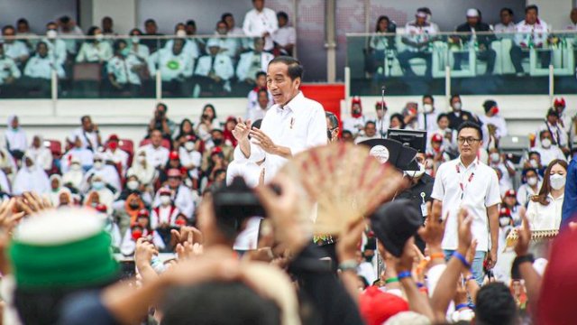 Relawan Jokowi Sindir Balik PDIP Soal Acara di GBK