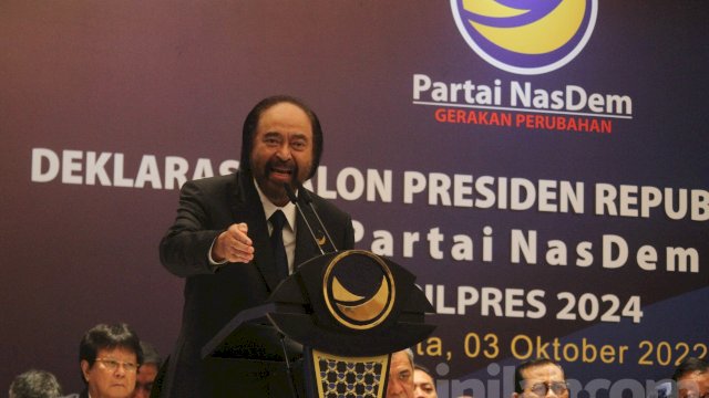 Ketua Umum Partai NasDem Surya Paloh.(F-INT)