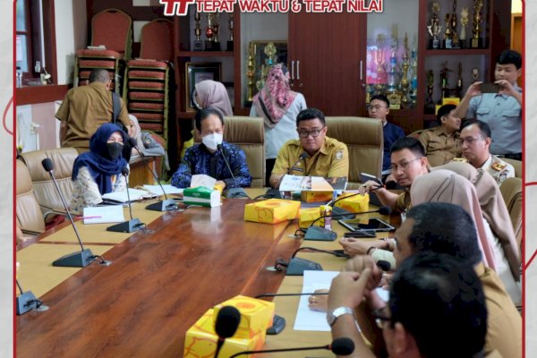 Bapenda Makassar melaksanakan Monitoring Evaluasi Triwulan II