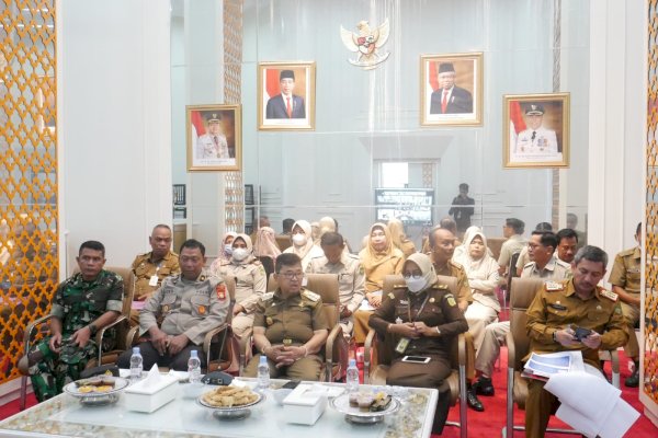 Bersama Forkopimda, Walikota Judas Ikuti Rapat Pengendalian Inflasi Daerah oleh Kemendari