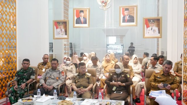 Bersama Forkopimda, Walikota Judas Ikuti Rapat Pengendalian Inflasi Daerah oleh Kemendari