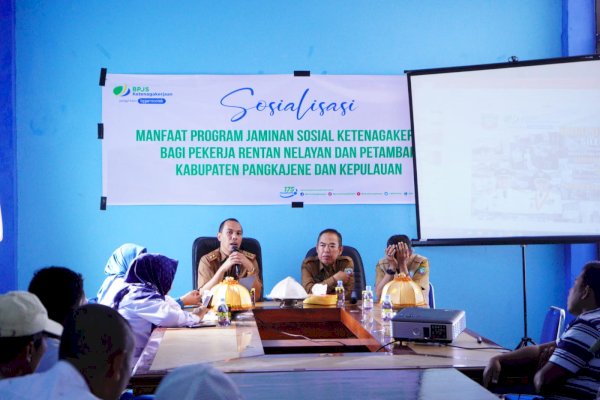 Pemkab Pangkep Asuransikan 5.200 Pekerja Rentan, Program BPJS Ketenagakerjaan Silessureng Bupati Yusran