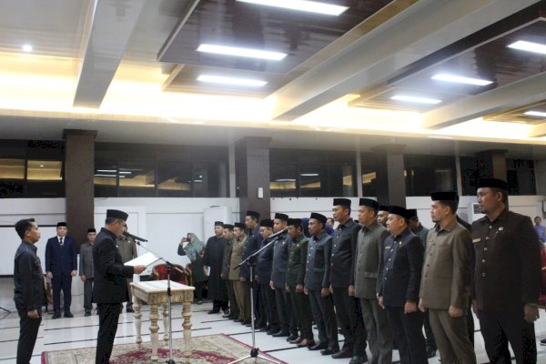 Lantik dan Kukuhkan 28 Pejabat Administrator Takalar, Bupati Syamsari: Kita Lakukan Ini dengan Penuh Kehati-hatian