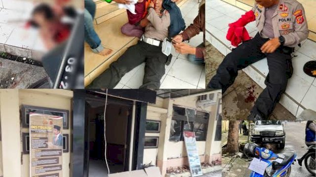 Ada Potongan Tubuh di Lokasi Bom Meledak di Polsek Astanaanyar Bandung