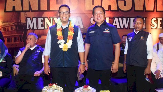 Anies Berterima Kasih ke Rusdi Masse dan Syahar, Minta Relawan Solid ke NasDem&nbsp;Sulsel