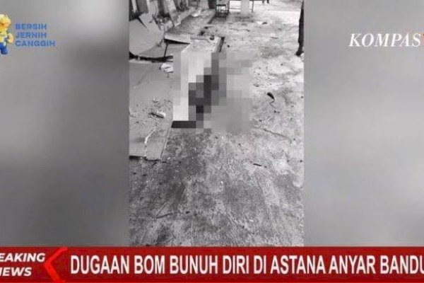 Bom Bunuh Diri Meledak di Polsek Astanaanyar Bandung, 3 Polisi Luka-luka