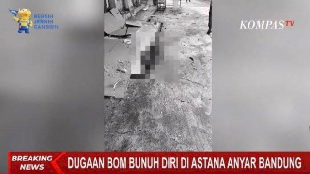 Bom Bunuh Diri Meledak di Polsek Astanaanyar Bandung, 3 Polisi Luka-luka