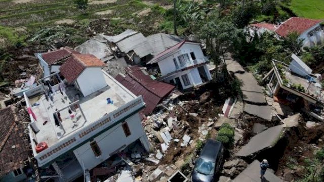 BMKG Minta Warga Tak Bangun Hunian di Sebagian Cugenang dan Pacet Cianjur