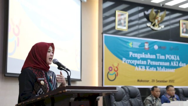 Target Zero, Wawali Makassar Fatmawati Rusdi Kukuhkan Tim Pokja Percepatan Penurunan AKI dan AKB: Ini Komitmen Bersama