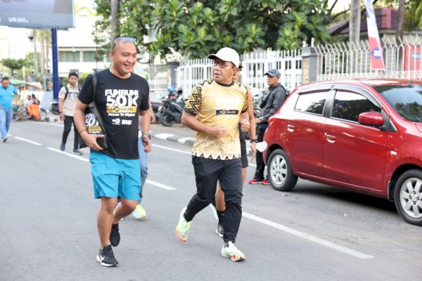 Danny Pomanto Lepas Peserta Fun Run TVRI Sulsel, Minta Peserta Utamakan Sportivitas