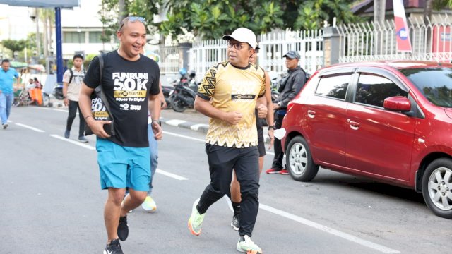 Danny Pomanto Lepas Peserta Fun Run TVRI Sulsel, Minta Peserta Utamakan Sportivitas