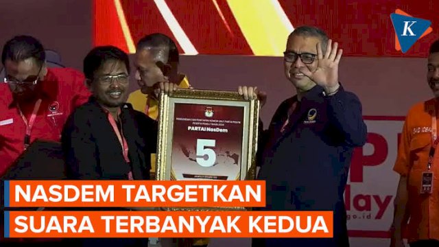 Pertahankan Nomor Urut 5 di Pemilu 2024, NasDem Targetkan Suara Terbanyak Kedua