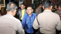 Walikota Judas Hadiri Perayaan Natal Keluarga Besar Polres Palopo
