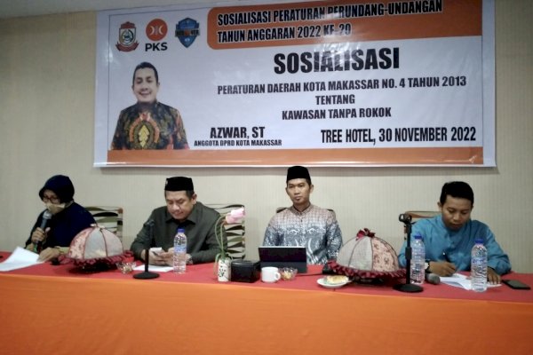 Anggota DPRD Azwar Ajak Masyarakat Sosialisasikan Perda Kawasan Tanpa Rokok