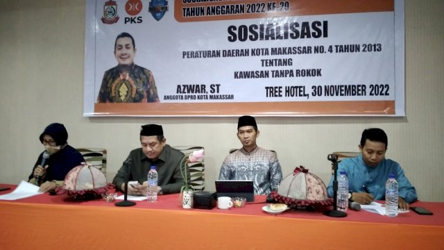 Anggota DPRD Azwar Ajak Masyarakat Sosialisasikan Perda Kawasan Tanpa Rokok