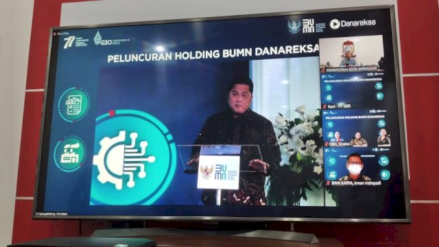 Pemkot Makassar Hadiri Peluncuran Holding BUMN Danareksa