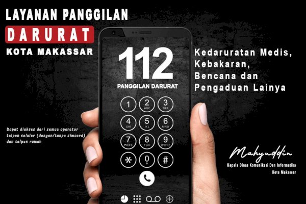 Dinas Kominfo Makassar Ajak Masyarakat Manfaatkan Layanan Call Center 112